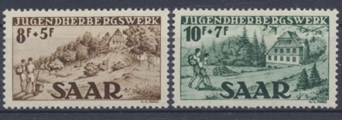 Saarland, MiNr. 262-263 Type I, postfrisch