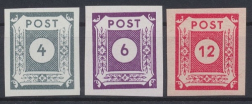 Sowjetische Zone, MiNr. 61-63, postfrisch