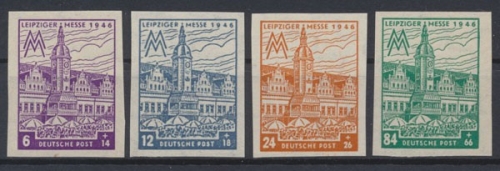 Sowjetische Zone, MiNr. 162-165 B Y, postfrisch