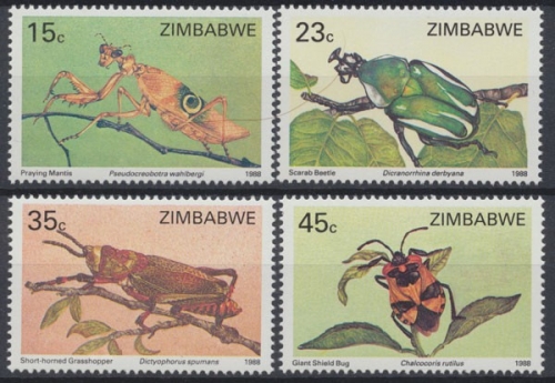 Simbabwe, Michel Nr. 374-377, postfrisch/MNH