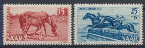 Saarland, MiNr. 265-266, postfrisch