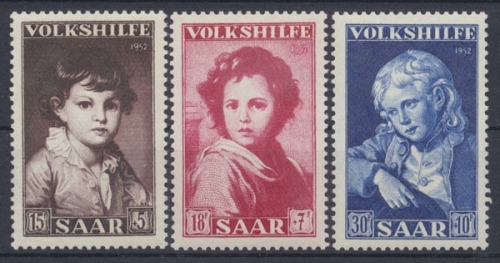 Saarland, MiNr. 338-340, postfrisch