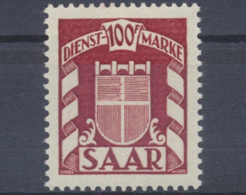 Saarland Dienstmarke, MiNr. 44, postfrisch