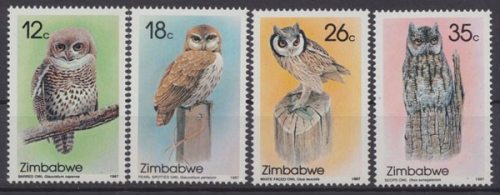 Simbabwe, Vögel, MiNr. 360-363, postfrisch