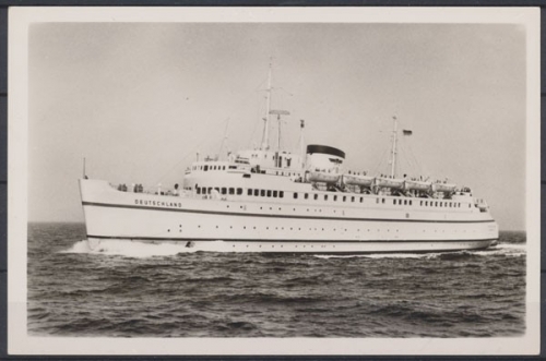 Bundesbahn-Hochsee-Fährschiff "DEUTSCHLAND"