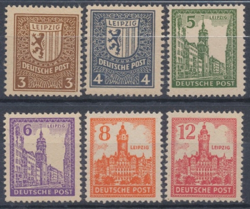 Sowjetische Zone, MiNr. 156-161 x, postfrisch