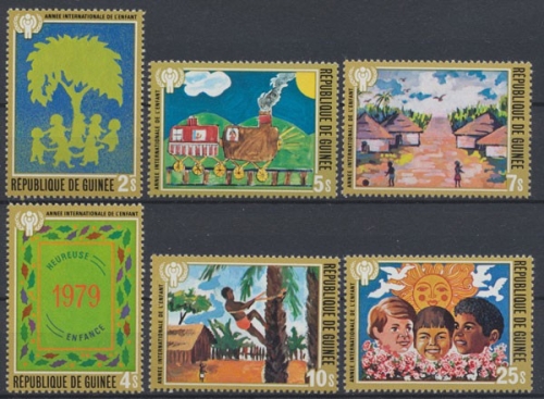 Guinea, Michel Nr. 865-870 A, postfrisch/MNH