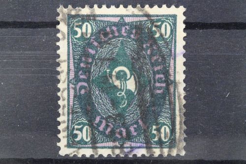 Deutsches Reich, MiNr. 209 W b, gestempelt, geprüft Infla