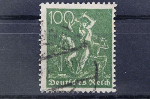 Deutsches Reich, MiNr. 187 b, gestempelt, geprüft Infla