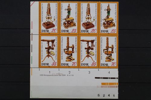 DDR, MiNr. 2534-2537, Achterblock, DV, postfrisch