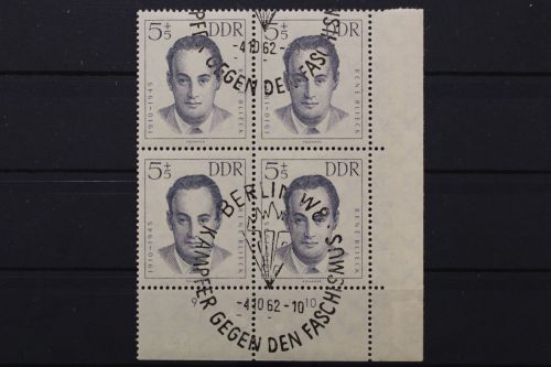 DDR, MiNr. 918, Viererblock, Ecke links unten, ESST