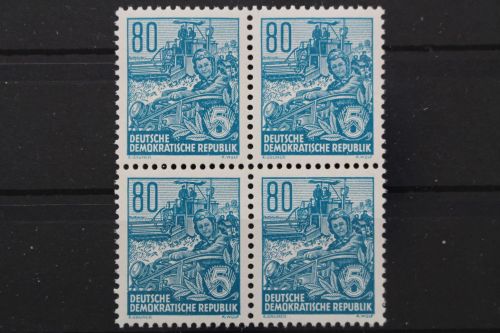 DDR, MiNr. 421, Viererblock, postfrisch