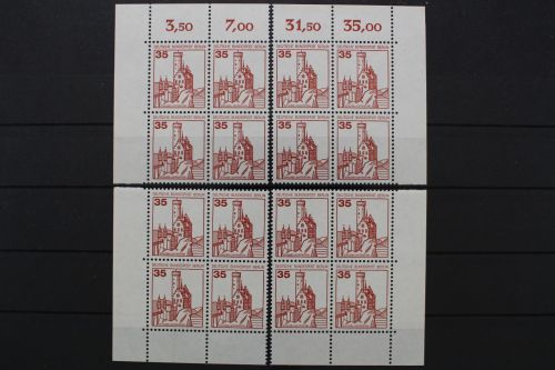 Berlin, MiNr. 673, Viererblöcke, alle 4 Ecken, postfrisch