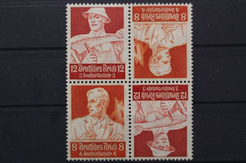 Deutsches Reich, MiNr. K 24, Viererblock, postfrisch