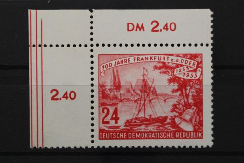 DDR, MiNr. 360 PLF I, Ecke links oben, postfrisch