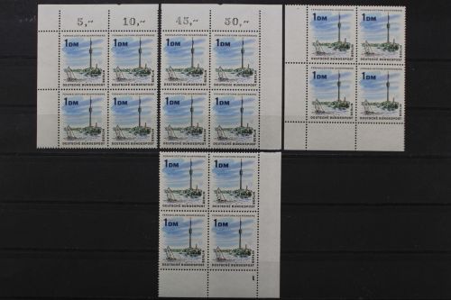 Berlin, MiNr. 264, Viererblock, alle 4 Ecken, FN 1, postfrisch