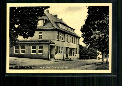 Bohmte, Bez. Osnabrück, Gasthof Fritz Lampe