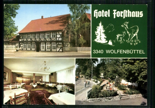 Wolfenbüttel, Hotel Forsthaus, Inh. Friedrich Eberleh