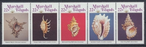 Marshall-Inseln, Fische / Meerestiere, MiNr. 87-91 Zd, postfrisch