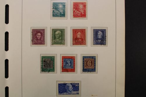 Deutschland (BRD) 1949-1959, komplette gestempelte Sammlung