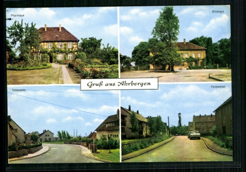 Ahrbergen bei Sarstedt, Pfarrhaus, Rittergut, Fürstenhall