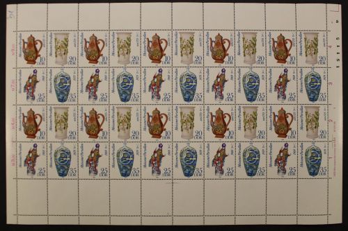 DDR, MiNr. 2667-2670 ZD-Bogen, Leerfelder unten, DV 2, postfrisch