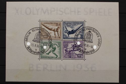 Deutsches Reich, MiNr. Block 5, Berlin-Olympisches Dorf, Sonderstempel