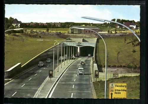 Rendsburg, Straßentunnel unter dem Nord-Ostsee-Kanal