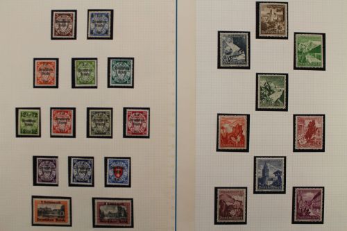 Deutsches Reich 1933-1945, meist gute ungebrauchte Teilsammlung