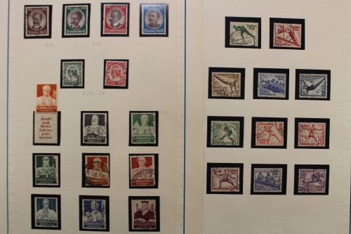 Deutsches Reich 1933-1945, gute meist gestempelte Teilsammlung