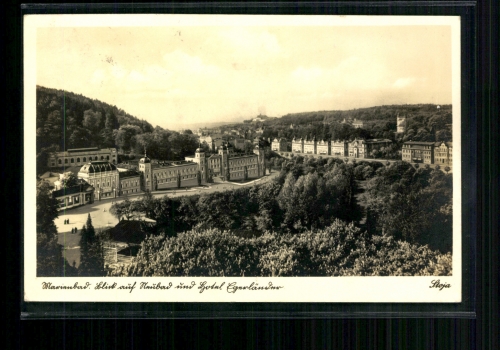 Marienbad, Blick auf Neubad u. Hotel Egerländer