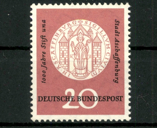 Deutschland (BRD), MiNr. 255 Plattenfehler I, postfrisch