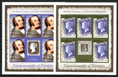 Dominica, MiNr. 615-618 Kleinbögen, postfrisch
