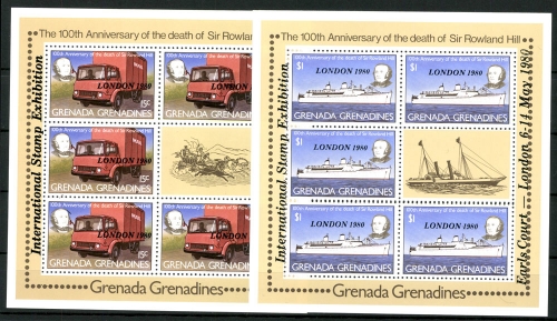 Grenada-Grenadinen, MiNr. 390-393 Kleinbögen, postfrisch