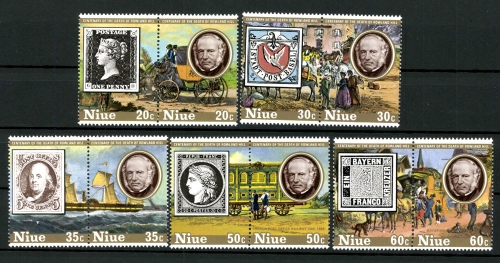 Niue, MiNr. 246-255 Zusammendruckpaare, postfrisch