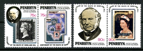 Penrhyn, MiNr. 120-123 Zusammendruckpaare, postfrisch