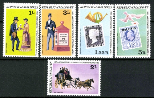 Malediven, MiNr. 816-820 A, postfrisch