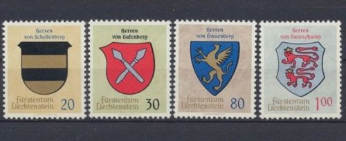 Liechtenstein, MiNr. 450-453, postfrisch