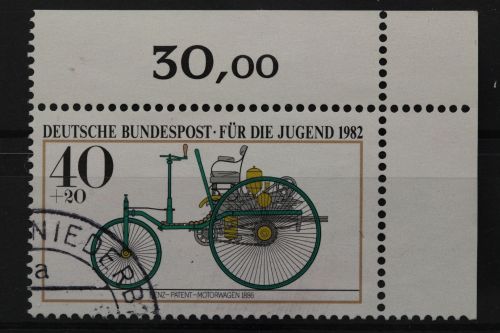 Deutschland (BRD), MiNr. 1123, Ecke rechts oben, gestempelt