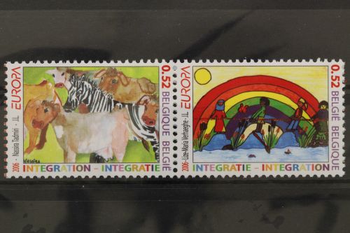 Belgien, MiNr. 3611-3612 Paar, postfrisch