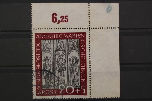 Deutschland (BRD), MiNr. 140 Ecke rechts oben, gestempelt, BPP Signatur