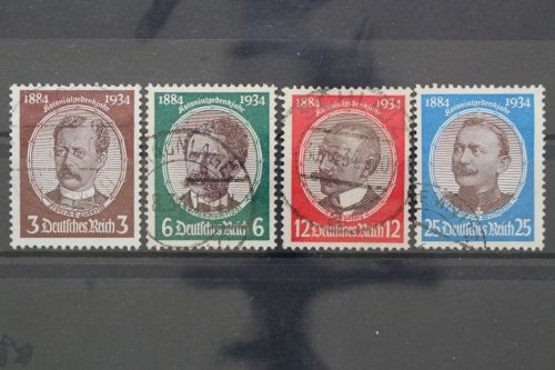 Deutsches Reich, MiNr. 540-543, gestempelt