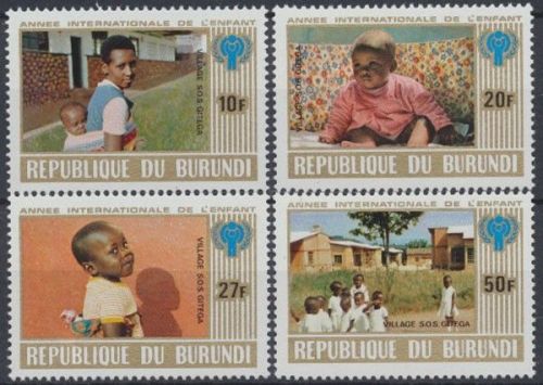 Burundi, MiNr. 1497-1500 A, postfrisch