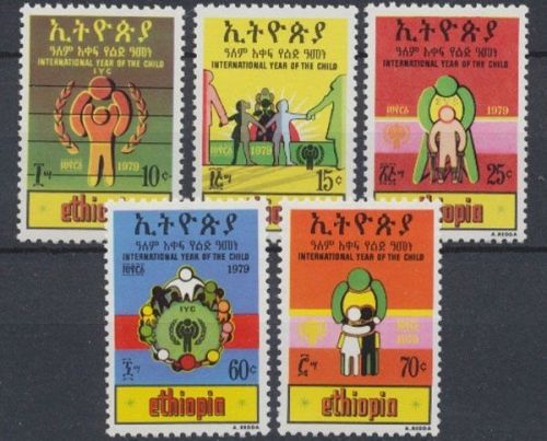 Äthiopien, MiNr. 1017-1021, postfrisch