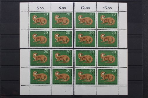 Berlin, MiNr. 317, Viererblöcke, alle 4 Ecken, postfrisch