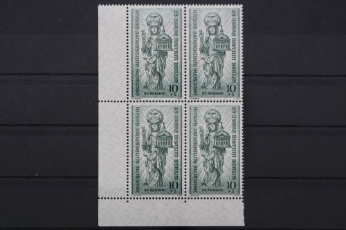 Berlin, MiNr. 133, Viererblock, Ecke links unten, postfrisch