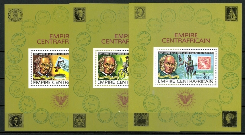 Zentralafrika, MiNr. Block 40-45, postfrisch