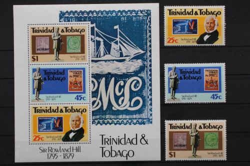 Trinidad u. Tobago, MiNr. 401-403, Block 29, postfrisch