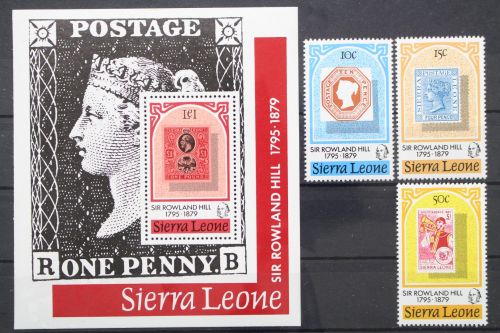 Sierra Leone, MiNr. 586-588, Block 3, postfrisch
