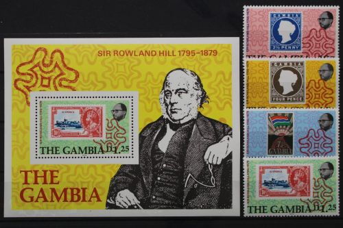 Gambia, MiNr. 390-393, Block 4, postfrisch